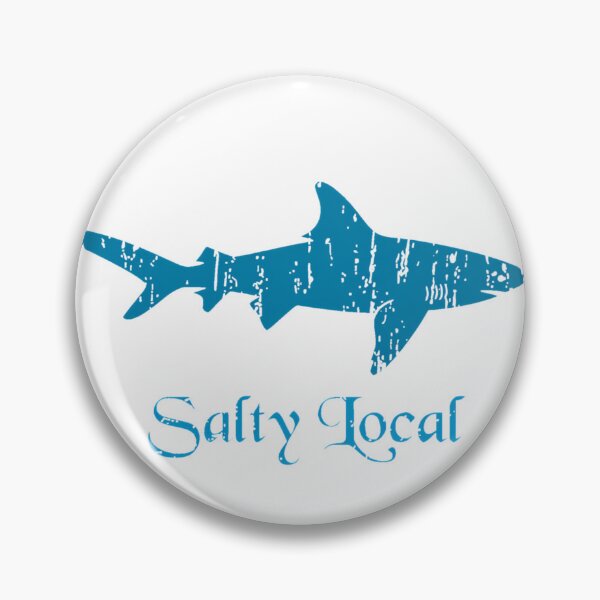 Artikelvorschau, Salty Local – Blaues Makohai-T-Shirt_9820816 entworfen und verkauft von gidget-gadget.