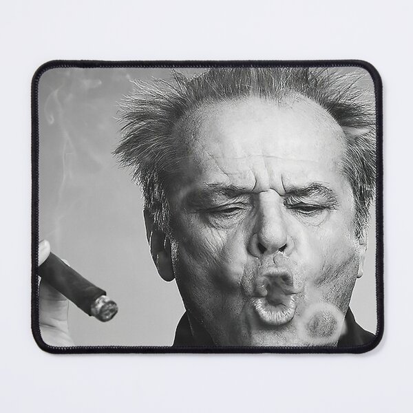 Item preview, Vintage Retro Man Blowing Smoke Portrait designed and sold by jeangodeman.