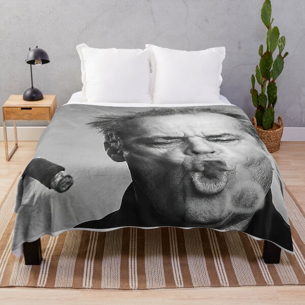 Item preview, Vintage Retro Man Blowing Smoke Portrait designed and sold by jeangodeman.