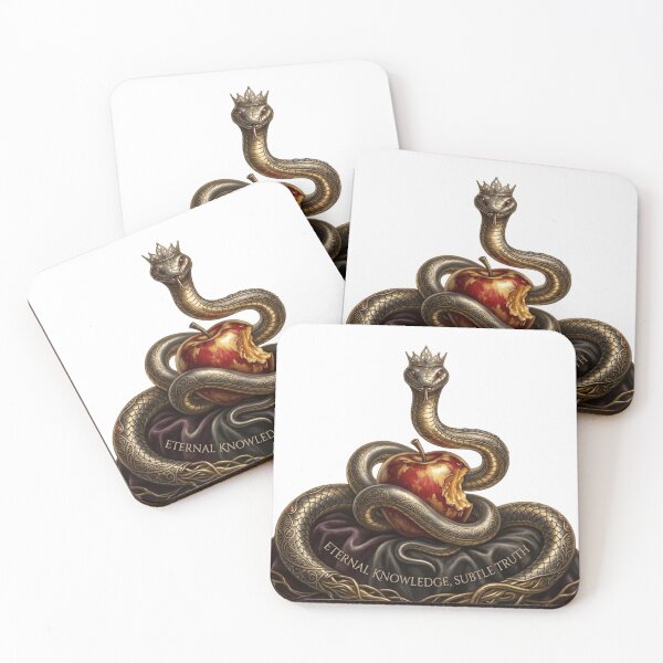 Item preview, The Crowned Serpent - Eternal Knowledge Forbidden Fruit designed and sold by Covenist.