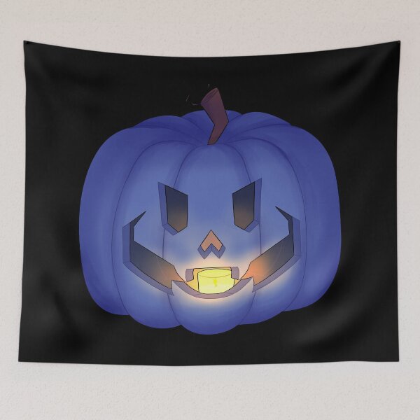 Item preview, Blue Jack-O-Lantern designed and sold by SolGalaxyDesign.