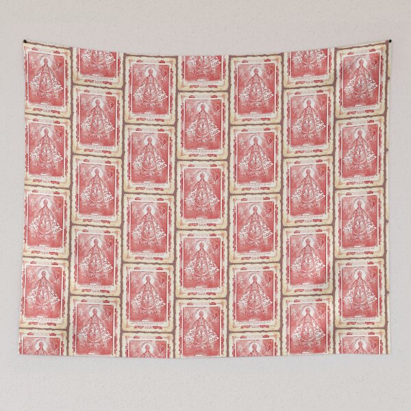 Item preview, Vintage Mexican Virgin Mary Print designed and sold by El Brown Mercado.