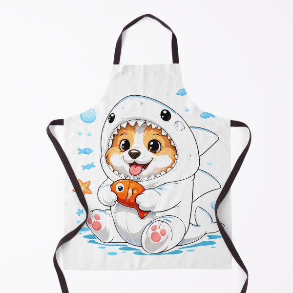 Item preview, Shark Corgi T-Shirt_87332304 designed and sold by Voila-creative.