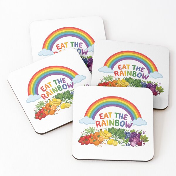 Item preview, Eat the Rainbow Healthy Food Sticker designed and sold by Freestyle Shop.