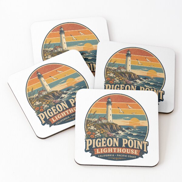 Item preview, Pigeon Point Lighthouse California Retro Travel Shirt | Vintage Pacific Coast Lighthouse Coastal Adventure Design designed and sold by Globalcitytees.