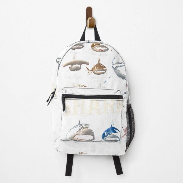 Item preview, Shark Faces Of All Kinds - Shark Lover T-Shirt_95257238 designed and sold by SavsMerch.