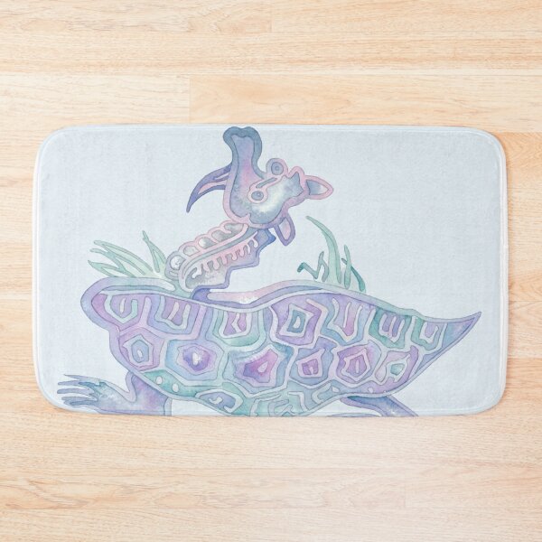 Item preview, Korean Traditional Pastel Turtle Watercolor Pattern designed and sold by Yiruda-Art.
