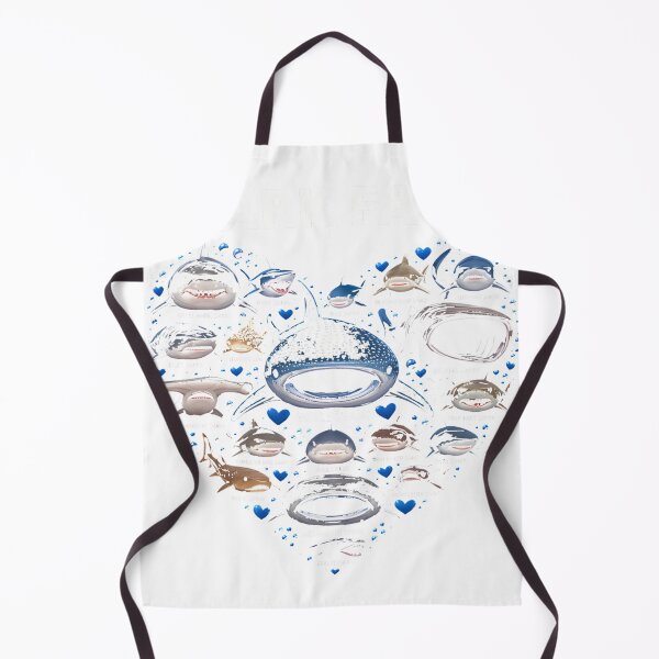 Item preview, Shark Faces Of All Kinds Cute Shark Heart T-Shirt_95256618 designed and sold by KTY-NUSS.