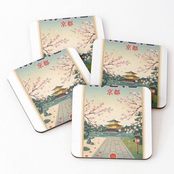 Item preview, Retro Kyoto Travel Poster  designed and sold by AprilloveOsaka-Take Japan Home-.