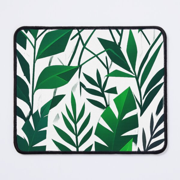 Item preview, Abstract Green Leaf Pattern designed and sold by Velvet-motive.