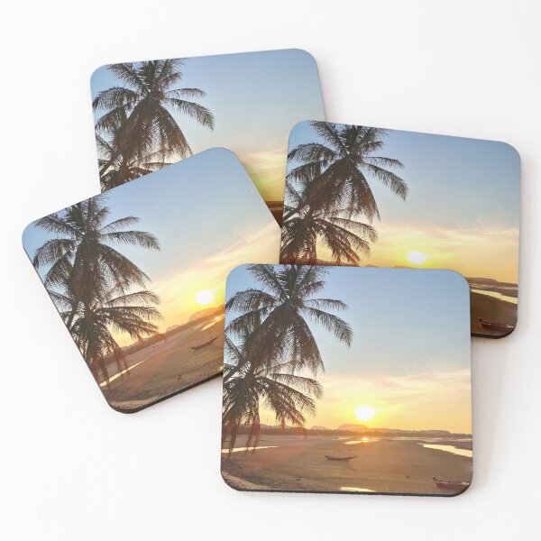 Item preview, Tropical sunset on the beach designed and sold by  Paradise Vision Art.