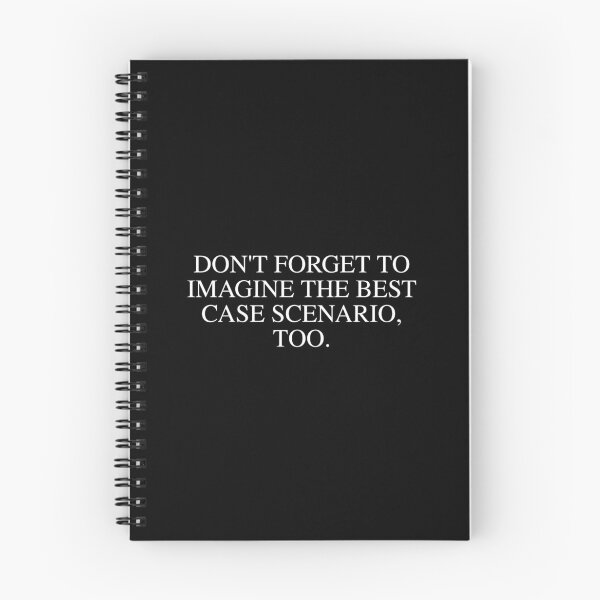 Item preview, don't forget to imagine the best case scenario, too designed and sold by SWETA HALDER.