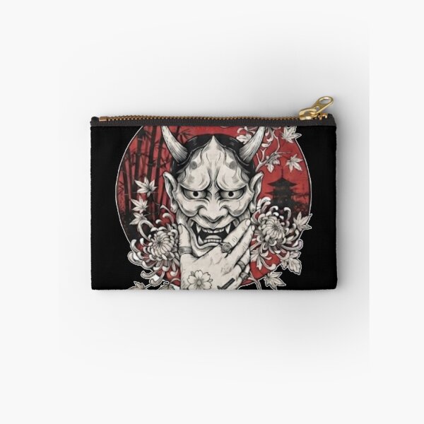 Item preview, Hannya Mask Traditional Japanese Demon Art designed and sold by PatternPopp.