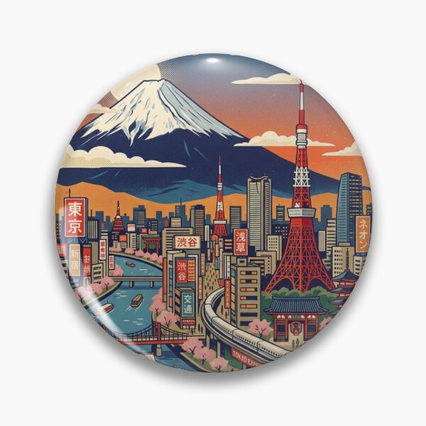 Item preview, Retro Tokyo Travel Poster designed and sold by AprilloveOsaka.