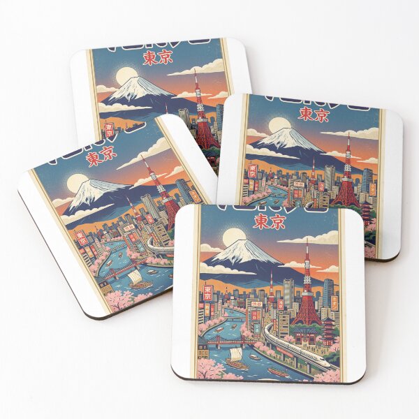 Item preview, Retro Tokyo Travel Poster designed and sold by AprilloveOsaka-Take Japan Home-.
