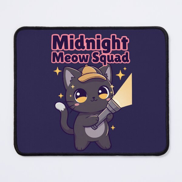 Item preview, Midnight Meow Squad Kawaii Cat | Cute Night Cat Lover Gift designed and sold by RockyFem.
