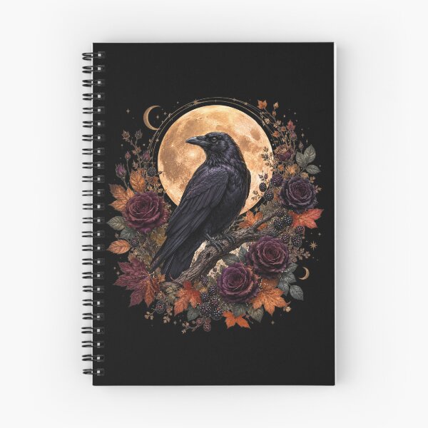 Item preview, Celestial Raven and Harvest Moon designed and sold by SasmitaStudioCo.