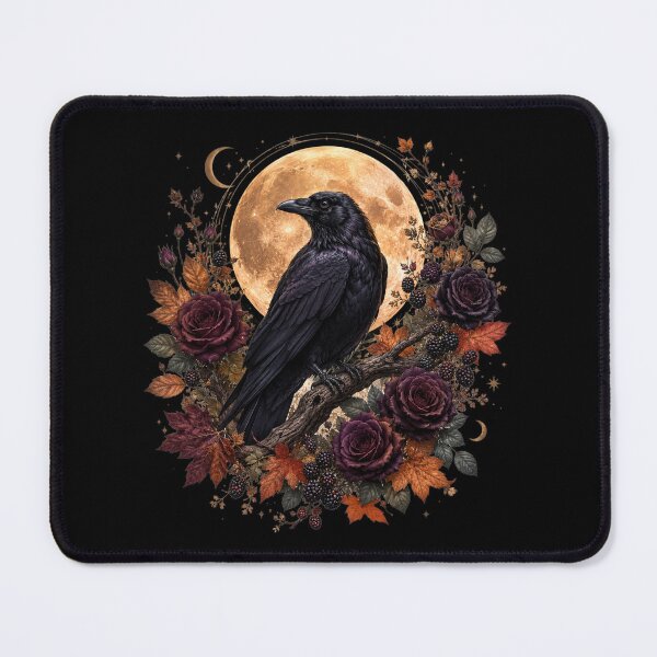 Item preview, Celestial Raven and Harvest Moon designed and sold by SasmitaStudioCo.
