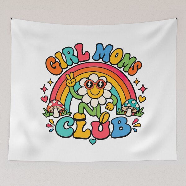 Item preview, Girl Moms Club, Mom Life  designed and sold by graphic-genie.
