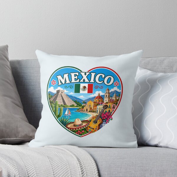 Item preview, Mexico Heart Shape Design designed and sold by Myra365Art.
