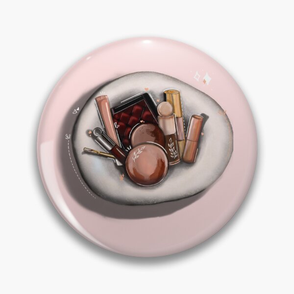 Item preview, Aesthetic Makeup and Cosmetics Flat Lay Art designed and sold by Vanta5hade.