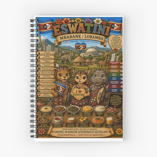 Item preview, Eswatini Mbabane / Lobamba – Kingdom, Traditions and Nature designed and sold by Cifi64.