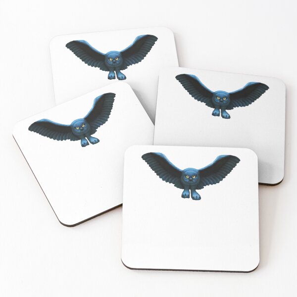 Item preview, Progressive Rock Majestic Blue Flying Owl Art Graphic designed and sold by Indiescha.