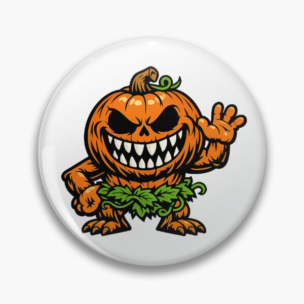 Item preview, Cartoon Pumpkin Monster Waving Halloween designed and sold by afr-saad.