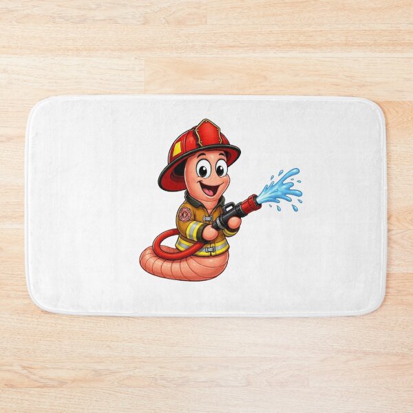 Item preview, worm firefighter designed and sold by Gokuxtreme.