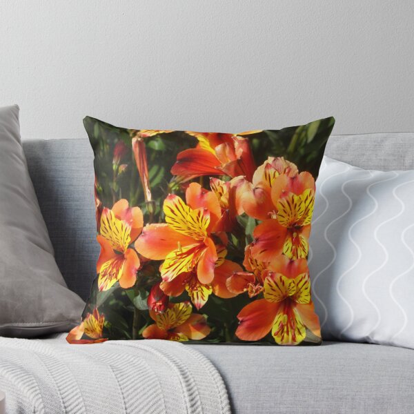 Item preview, Alstroemeria Lily of the Incas in Flame Colors designed and sold by JoyousArt4u.