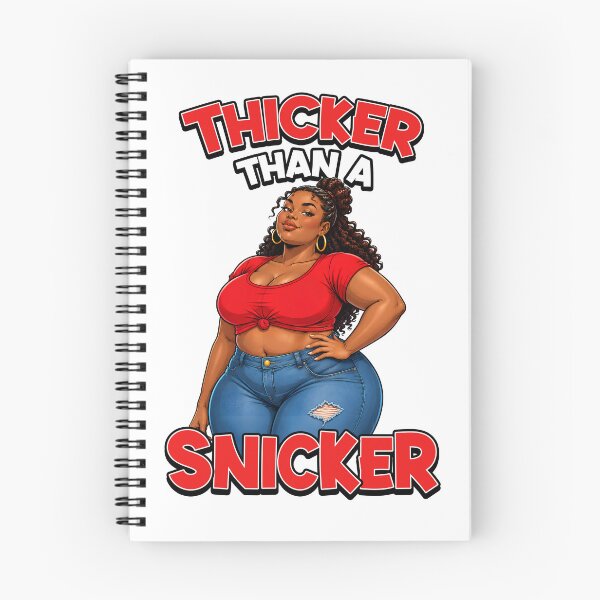 Item preview, Thicker Than a Snicker Funny Curvy Girl  designed and sold by teeperfect.