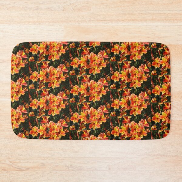 Item preview, Alstroemeria Lily of the Incas in Flame Colors designed and sold by JoyousArt4u.