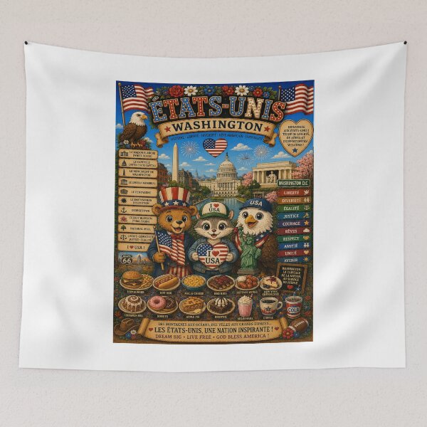 Item preview, United States Washington – Liberty, the American Dream and History designed and sold by Cifi64.