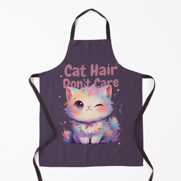 Item preview, Cat Hair Don't Care Funny Kawaii Cat | Cute Cat Lover Design designed and sold by RockyFem.
