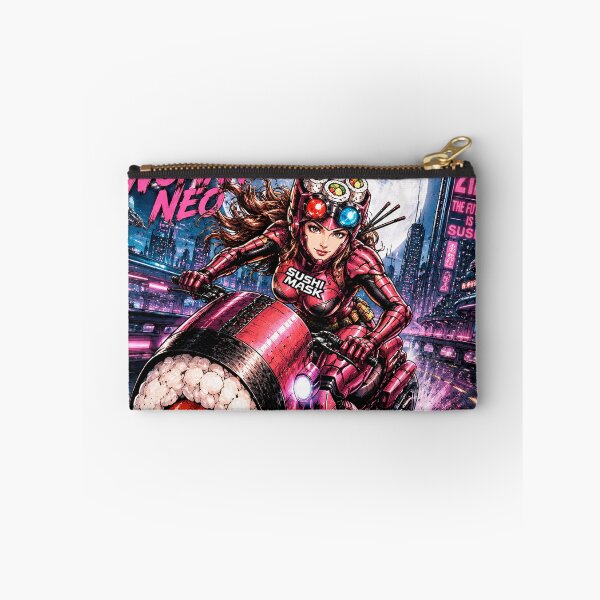 Item preview, SUSHI MASK WOMAN NEO: Cyberpunk Biker Hero of 2126 designed and sold by Japan Cyberpunk Universe & Surreal Characters.