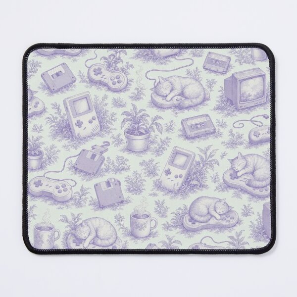 Item preview, Pastel Cozy Gaming Toile Pattern Retro Console designed and sold by StickyGuys.