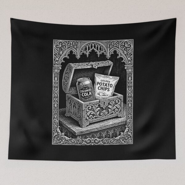 Item preview, Victorian Box with Colonial Cola and Golden Potato Chips designed and sold by SplashTastic.
