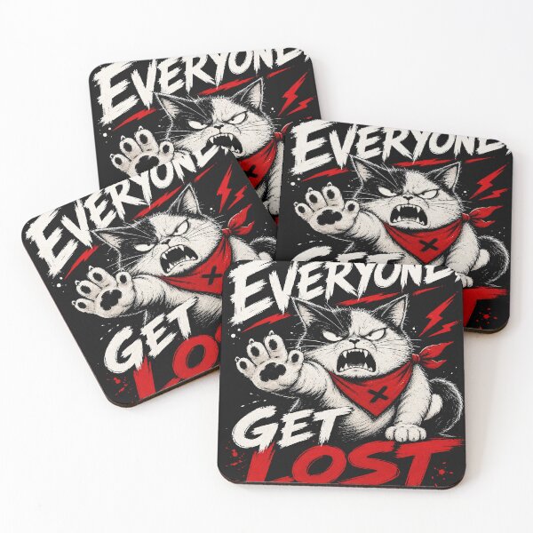 Item preview, Everyone Get Lost - Grumpy Cat Bandana Art designed and sold by VONJU.
