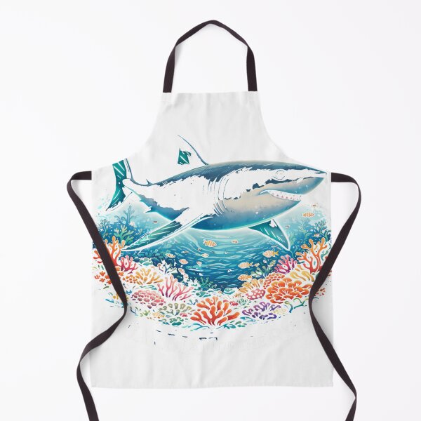 Item preview, Shark Ocean Shirt – Guardian of the Reef Marine Life Coral Reef Tee T-Shirt_90482131 designed and sold by KTY-NUSS.