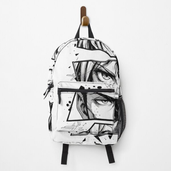 Item preview, Intense Anime Eyes Manga Style Black and White designed and sold by PatternPopp.