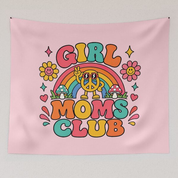 Item preview, Girl Moms Club, Mom Life  designed and sold by graphic-genie.