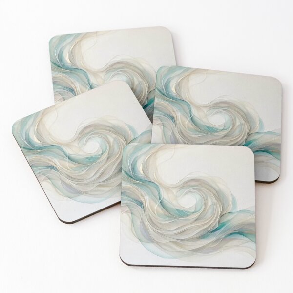 Item preview, Sea-glass Soft Swirl  designed and sold by WeaveSphere.