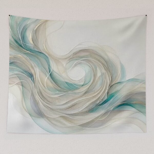 Item preview, Sea-glass Soft Swirl  designed and sold by WeaveSphere.