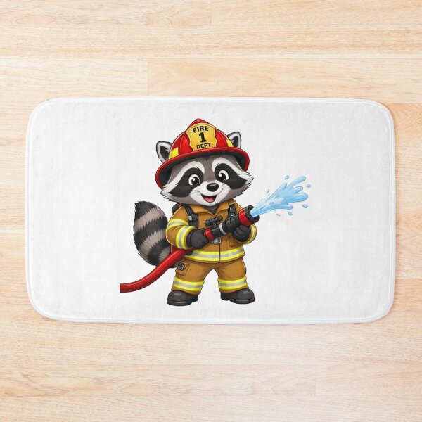 Item preview, Raccoon firefighter designed and sold by Gokuxtreme.