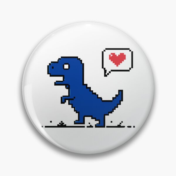 Item preview, Cute Pixel T-Rex Love Dinosaur designed and sold by artismaya.