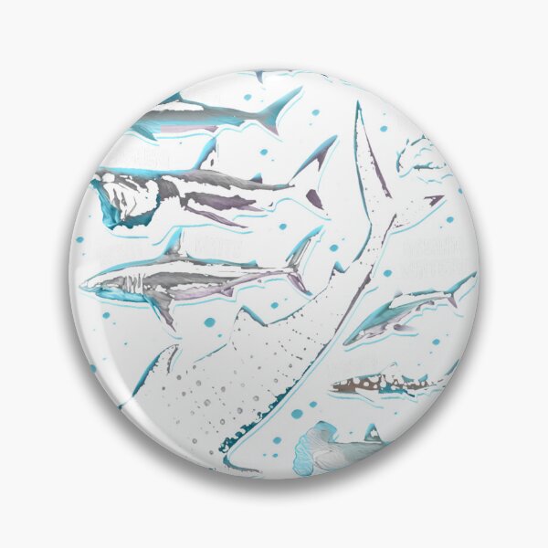 Item preview, Shark Species Shark Gifts Shark Faces Tee Marine Biology T-Shirt_15526345 designed and sold by gidget-gadget.