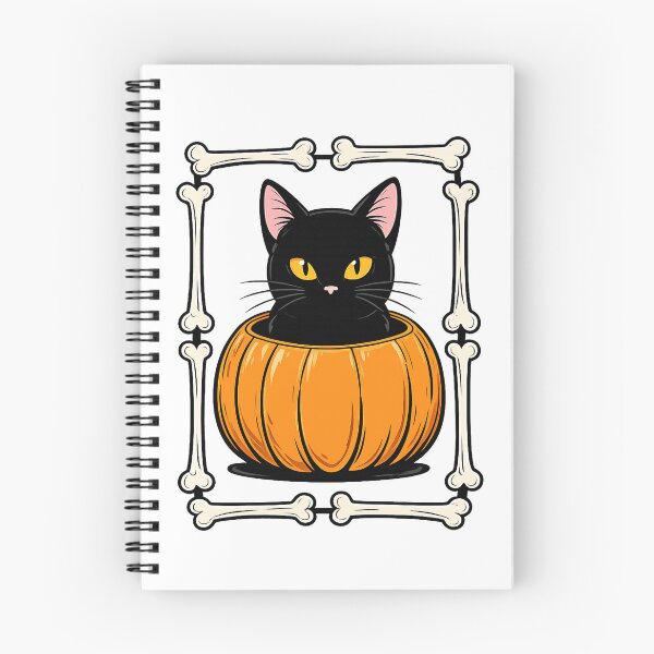 Item preview, Black Cat in Pumpkin Halloween designed and sold by afr-saad.
