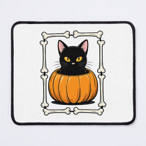 Item preview, Black Cat in Pumpkin Halloween designed and sold by afr-saad.