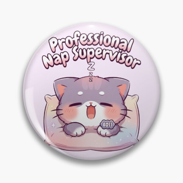 Item preview, Professional Nap Supervisor Kawaii Cat | Funny Cat Lover Gift designed and sold by RockyFem.