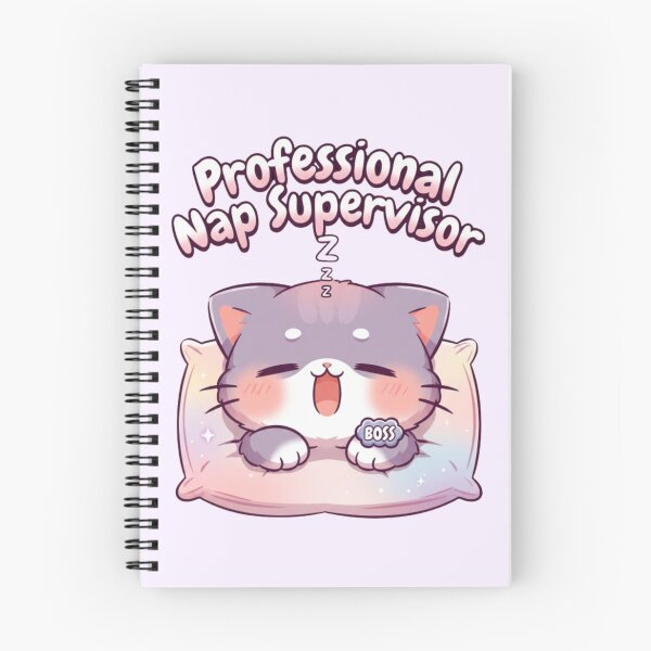 Item preview, Professional Nap Supervisor Kawaii Cat | Funny Cat Lover Gift designed and sold by RockyFem.